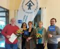 Bild: Kinderschutzbund Amberg/exb
Von links: Dieter Weiß, Petra Kopp, Brigitte Breitfelder, Brigitte Aufschneider und Cristian Hell.
