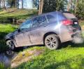 Bild: Polizei Cham
In einem Bächlein in Tschechien endete die Verfolgungsjagd für das "Fluchtauto".