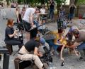 Archivbild: ubb
So schaut eine Szene an einem Filmset aus. Im Juli 2023 wurde der Kinospielfilm „Hundslinger Hochzeit“ im Landkreis Tirschenreuth gedreht.