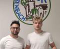Bild: Izmire/exb
Drazen Misic (rechts) wechselt zur DJK Gebenbach, sehr zur Freude des Sportlichen Leiters Erdal Izmire.