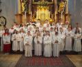 Bild: stn
Diese Mädchen und Jungen aus Neustadt/WN traten zum ersten Mal an den Tisch des Herren.