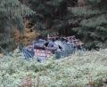 Bild: exb
Unter anderem gehört dieser vollgeladene Wagen zu den Ablagerungen im Wald bei Ehenfeld.