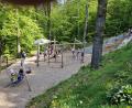 Bild: Haberberger/exb
Der Spielplatz wird gleich gut angenommen.