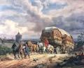 Repro: Hans Meindl
So stellt sich Künstler Johann Adam Klein einen Handelswagen auf der Goldenen Straße vor. Das Bild ist im Stadtmuseum im Fembohaus Nürnberg zu sehen.