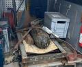 Bild: Feuerwehr Schwarzenfeld/exb
Eine Splitterbombe aus dem Zweiten Weltkrieg wurde in der Nähe von Schwarzenfeld gefunden.