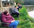 Bild: Schmola/exb
Inklusion beim Angeln mit behinderten Menschen
