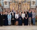 Bild: Frank Hennig/exb
Die Konfirmanden in St. Michael wurden von den Pfarrerinnen Barbara Berckmüller, Christiane Weber und Stefanie Endruweit gesegnet, hier die erste Gruppe.