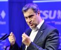 Bild: Petra Hartl
Beim Europa-Empfang der CSU in Amberg (ACC) sprach Ministerpräsident Markus Söder vor einem vollen Saal.