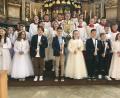 Bild: mma
14 Erstkommunionkinder freuten sich über ihren Festtag in der Pfarrei St. Jakobus in Hahnbach.