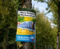 Symbolbild: Arno Burgi/dpa
Hier ein AfD-Wahlplakat aus dem Jahr 2017. In Degelsdorf bei Auerbach wurde nun ein AfD-Plakat von Jugendlichen beschädigt - die Polizei sucht nach Zeugen.
