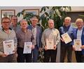 Bild: DAV Sektion Karlsbad/exb
In der Jahreshauptversammlung der DAV-Sektion Karlsbad wurden unter anderem Josef Weber (vorne, von links), Werner Schmidt, Heinz Stowasser, Günther Kopf und Konrad Zant geehrt. Ihnen gratulierten Gottfried Haas (hinten, von links) und Bürgermeister Franz Stahl.