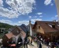Bild: gri
Viele Radlfahrer, Wanderer und Spaziergänger kommen zum Backofenfest in die Molzmühle nach Wutschdorf.