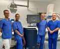 Bild: Susanne Hornauer/exb
Dr. Norbert Heinicke, Anne Pexa und Claudia Hauser haben Dr. Karim Kabir (von links) neu im Team.