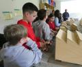 Bild: UWS Kloster Ensdorf/exb
Das „Interaktive Energiespardorf“ der Umweltstation Ensdorf stieß speziell bei Kindern auf Interesse.