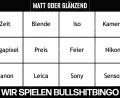 Grafik: Laura Fröhler
Im Podcast "Matt oder glänzend" spielen die Gastgeber diesmal Bullshit-Bingo.