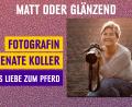 Bild: Renate Koller 
Der Mensch hinter der Kamera: Tierfotografin Renate Koller.