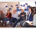 Bild: wro
Teilnehmer an der Gesprächsrunde beim Jugendtalk in Falkenberg waren MdL Cemal Bozoglu, MdL Laura Weber, MdEP Thomas Rudner, MdL Martin Scharf und Adrian Käß, CSU-Kandidat aus Friedenfels für das Europaparlament. Moderiert wurde die Veranstaltung von Judith Rubatscher (von links).