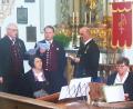 Bild: no
Die Sänger und die Stubenmusik des Heimat- und Trachtenvereins Stamm aus Sulzbach-Rosenberg wirkten bei einem Mariensingen in Trautmannshofen mit.