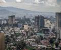 Bild: Michael Kappeler/dpa
Blick aus dem Gebäude der Afrikanischen Union auf Addis Abeba, der Hauptstadt von Äthiopien.