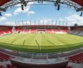 Archivbild: Armin Weigel
Das Jahnstadion in Regensburg wird zur EM 2024 für Public Viewing geöffnet.