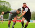 Bild: Schrems
Kreisliga-Vizemeister TSV Waldershof (links Torjäger Julian Schindler) besiegte am Freitagabend den Abstiegsrelegations-Teilnehmer ASV Waldsassen (rechts Nico Fenzl) mit 8:2.