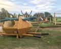 Bild: wro
Im Zuge der aktuellen Dorferneuerung Triebendorf entsteht im nördlichen Teil des Dorfes auch ein neuer Kinderspielplatz, an dessen Gestaltung die Eltern mitwirken durften.