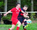 Archivbild: Schrems
Der ASV Waldsassen (rechts Lucas Ernstberger) und die SpVgg Wiesau (rechts Tim Bächer) kämpfen in der Kreisliga-Relegation um den Klassenerhalt.