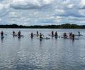 Bild: Helena Schubert/exb
Die Stand-Up-Paddle-Tour am Murner See.