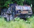 Bild: jut
Ein Versorgungsfahrzeug der US-Armee steht im Wald in der Nähe von Dornberg bei Ensdorf (Landkreis Amberg-Sulzbach). Auch Kettenfahrzeuge waren laut Army "verstärkt" im Einsatz.