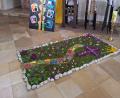 Bild: Elfriede Schwarzmeier/exb
In der Pfarrei Krummennaab planten die Verantwortlichen dieses Jahr an Fronleichnam um: Wegen des schlechten Wetters wurden die Stationen mit Blumenteppichen in der Kirche gestaltet.