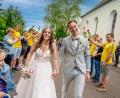 Bild: exa
Verena und Christoph Wegmann haben in Pullenreuth "Ja" zueinander gesagt.