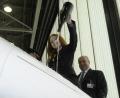 Archivbild: Petra Hartl
Bei der Flugzeugtaufe in Nürnberg ganz vorne mit dabei: Topmodel Barbara Meier.