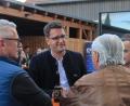 Bild: olr
Christian Doleschal bei "Af an Ratsch mit Dole" in Störnstein – wenige Tage vor der Europawahl.