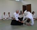 Bild: Karl Hecht/exb
Beim Jubiläumslehrgang der Aikido-Sparte im ATSV Windischeschenbach geht es auch um die Grundprinzipien dieser Kampfkunst.