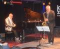 Bild: fz
Andy Sheppard und Michael Arbenz (von rechts) begeistern mit Jazz im Bistrot Paris.
