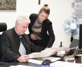 Bild: Gabi Schönberger
Ilona Hunsperger und Robert Lindner sprechen über neue Projekte.