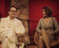 Bild: Peter Hetzmannseder/exb
Hannah Zitzmann und und Andreas Belwe in "Talk mit Kafka"