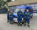 Bild: Andreas Duschner
Patrick Strobl, Lena Duschner, Zugführer Thomas Schiller und Jan Braunreiter bilden den Zugtrupp des THW Ortsverband Weiden. Sie eilen zur Hochwasser-Hilfe nach Regensburg.