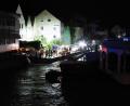 Bild: Nikolaus Kreuzer
Montagabend wurden die Bewohner der Werftstraße evakuiert. Für die Betroffenen wurde eine Notunterkunft eingerichtet.