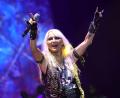 Bild: Christian Charisius/dpa
Doro Pesch bei einem Auftritt in Wacken.