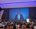 Bild: Wolfgang Steinbacher
Zum 50. Geburtstag des Instituts für Frühpädagogik und Medienkompetenz im Amberger Congress Centrum hatte Familien- und Sozialministerin Ulrike Scharf eine Videobotschaft geschickt.