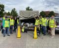 Bild: Siemens/exb
Gelebte Verantwortung für Stadt und Umwelt: Die Ramadama-Aktivisten vom 
Siemensstandort Amberg sammelten fleißig Müll und Weggeworfenes