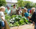 Bild: kaz
Der Schulgarten der Grundschule Kulmain wurde kürzlich ausgezeichnet. Um ihn kümmern sich die Kinder der 3. Jahrgangsstufe mit Lehrerin Christine Dötsch.