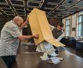 Bild: pz
Kurz nach 18 Uhr, als die Wahllokale geschlossen waren, wurden die Urnen geöffnet.
