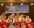 Bild: Musikverein Ernestgrün/exb
Die Blaskapelle Ernestgrün bei ihrem Auftritt zum 20-jährigen Bestehen der Blaskapelle „Blecharanka“ in Andau in Österreich.