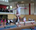 Bild: Julia Ritter
Mia Cieslak (Bild) von der TG Tirschenreuth und Luise Scherm aus Kemnath waren Tagesbeste beim Turn-Cup in Erbendorf.