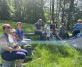 Bild: Kinderhaus Steinwaldzwerge/exb
Der Ausflug der Steinwaldzwerge führte in de Greifvogelpark Katharinenberg.
