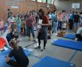 Bild: jr
Da war im wahrsten Sinne des Wortes Bewegung drin - rund ging es in der Pechbrunner Turnhalle, als der TSV zum Erwerb des Kinderturnabzeichens eingeladen hatte.