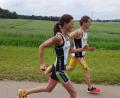 Bild: sil
Silke Fersch (vorne) räumte bei den deutschen Meisterschaften im Biathle und Triathle ab.