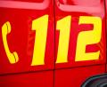Bild: Daniel Vogl/dpa
Der Notruf 112 ist auf einem Einsatzwagen der Feuerwehr zu sehen.